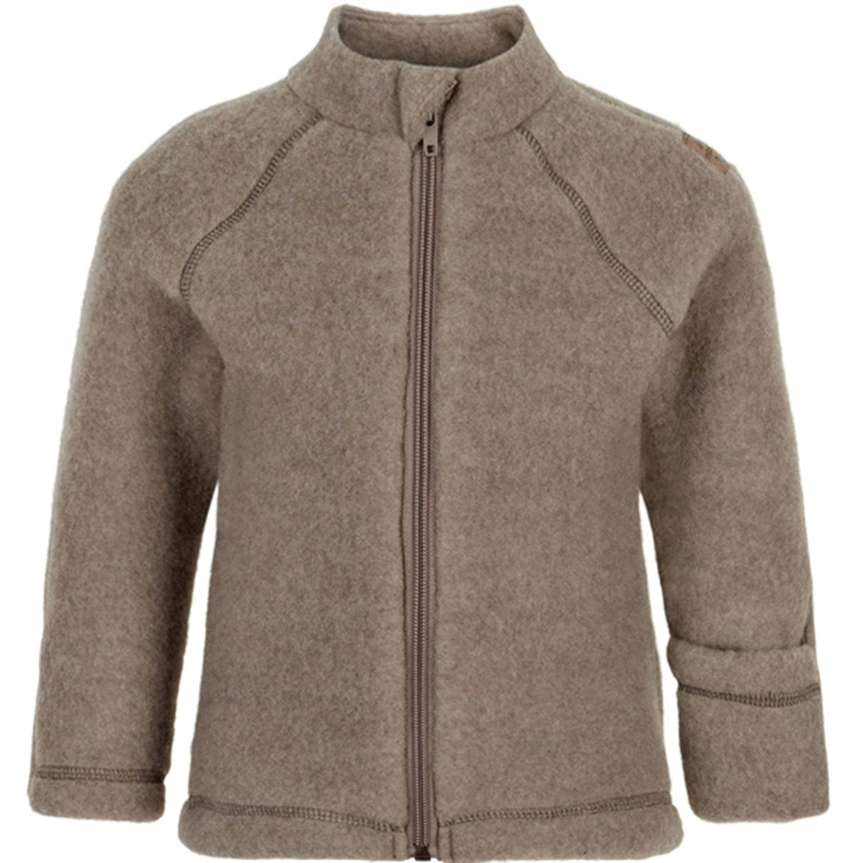 Mikk-Line Wool Baby Jacket Melange Denver