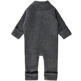 Mikk-Line Wool Baby Suit Anthracite Melange