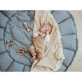 Play&Go 3-in-1 Play Mat Organic Bloom Dusty Blue