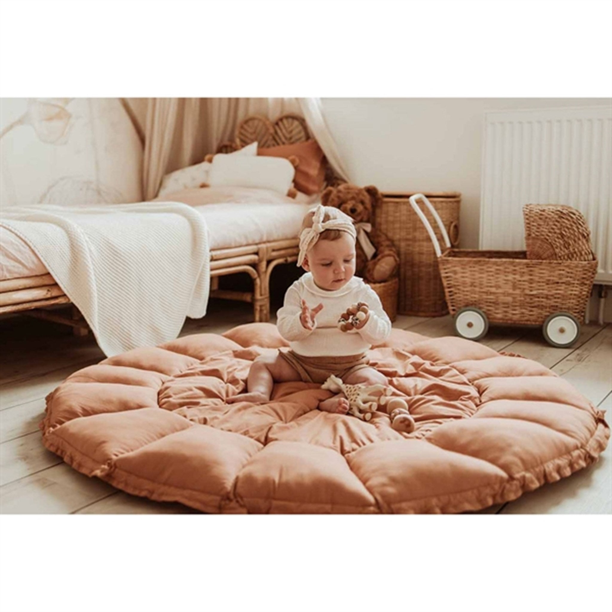 Play&Go 3-in-1 Play Mat Organic Bloom Tawny brown 3