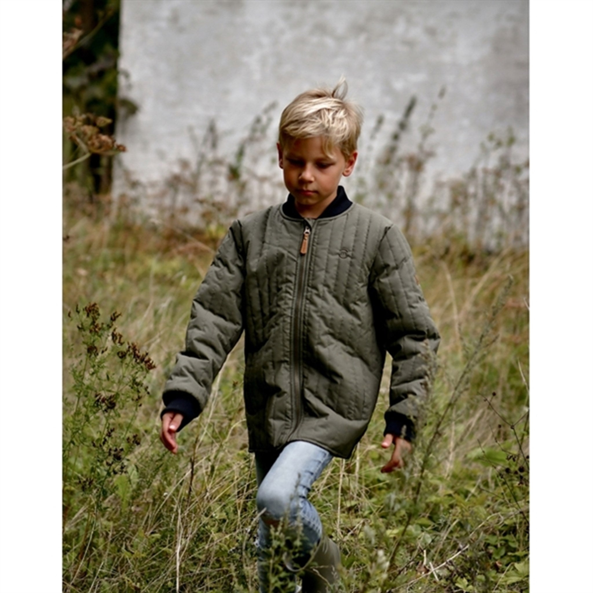 Thermo Jacket Dusty Olive - Mikk-Line → Luksusbaby.com