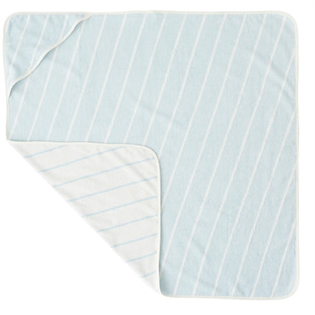 OYOY Raita Hooded Towel Cloud/Ice Blue