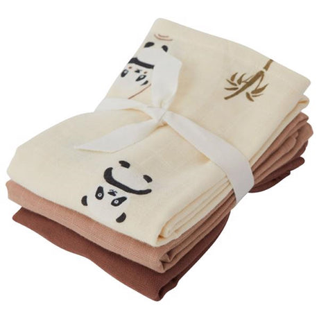 OYOY Muslin Squares 3-pack Panda