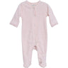 Serendipity Rosebud/Offwhite Newborn Onesie w. Feet