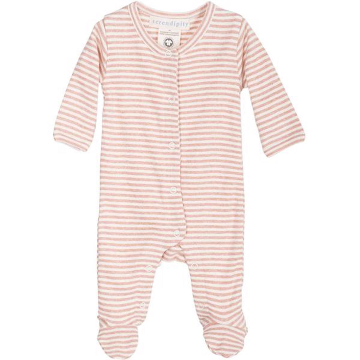 Serendipity Newborn Clay/Offwhite Stripe Suit