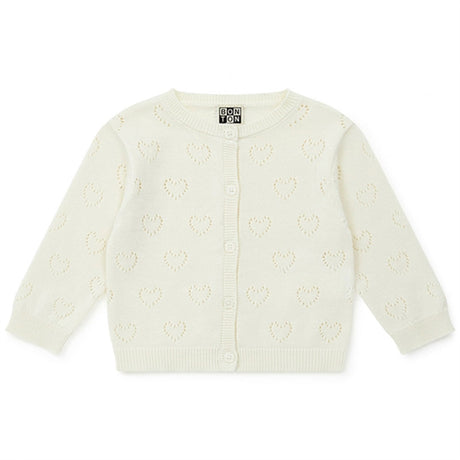 BONTON Cream Knit Cardigan