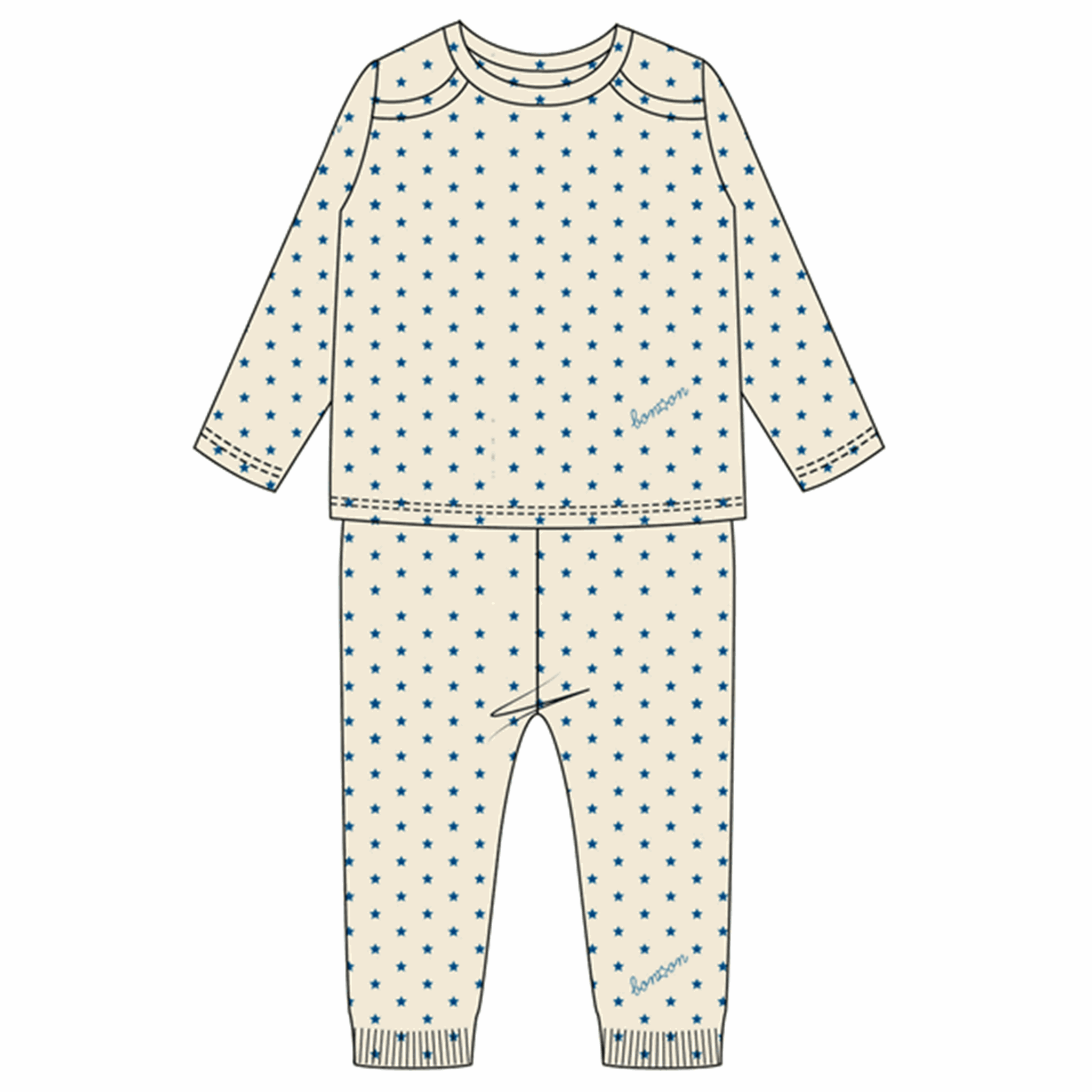BONTON Semi Ciel Pyjamas Set