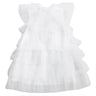 Dolly by Le Petit Tom Pearl Tutully Tiered Tulle Tuttu Dress White