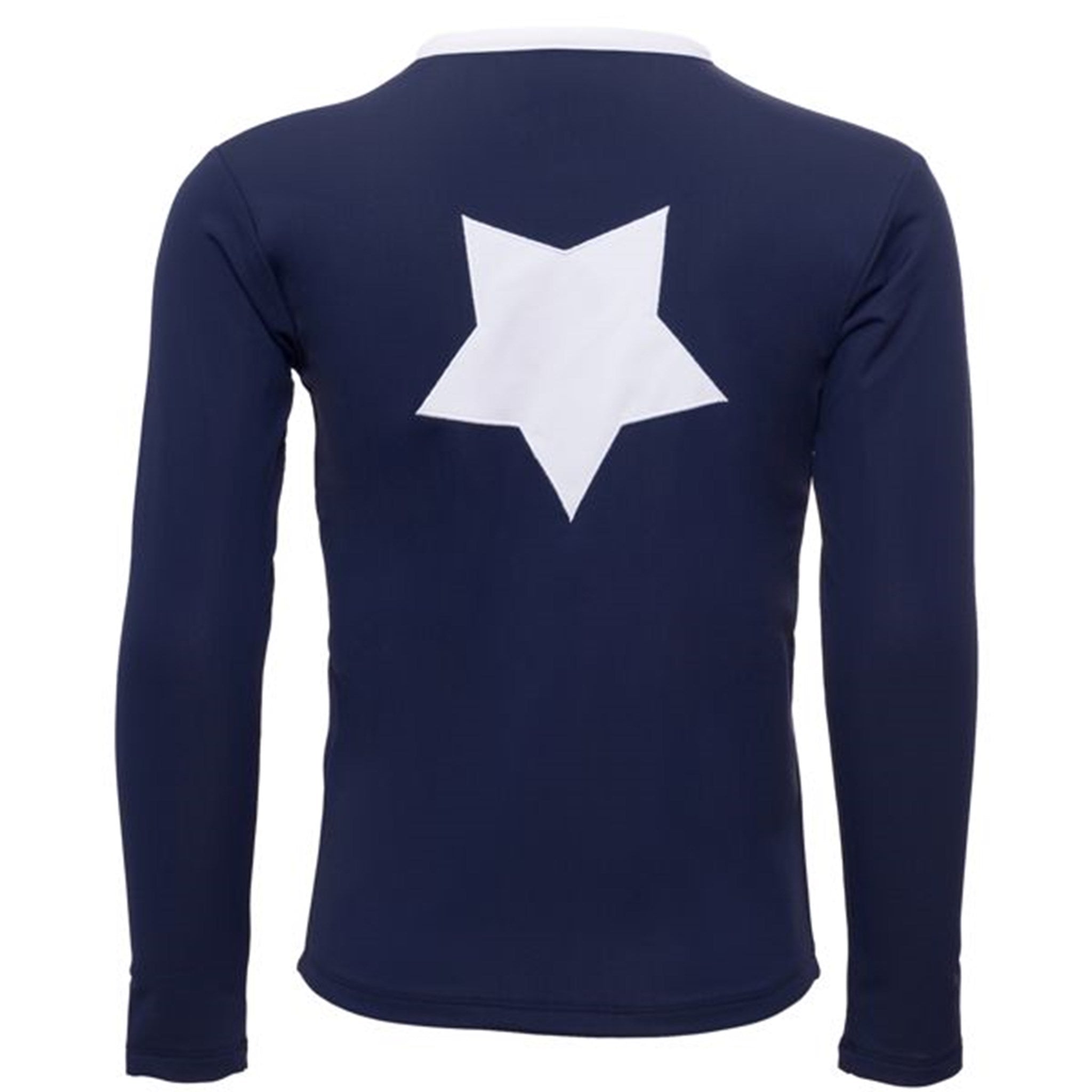 Petit Crabe Blue Etoile Star UV Shirt with Zipper 4