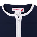 Petit Crabe Blue Etoile Star UV Shirt with Zipper 5