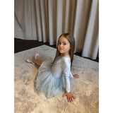 Sofie Schnoor x Luksusbaby Frost Blue Gymsuit