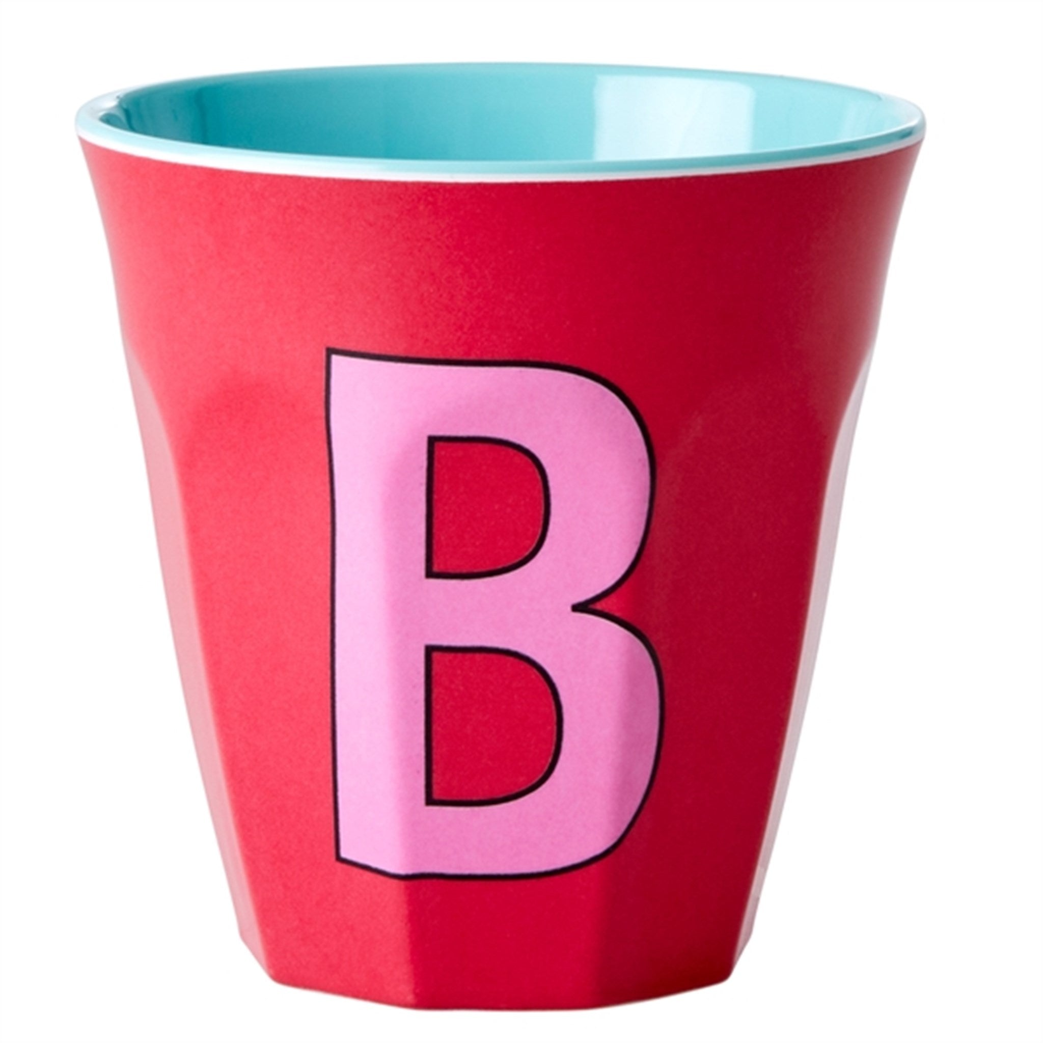 RICE Pinkish Colors Melamine Alphabet Cup 2