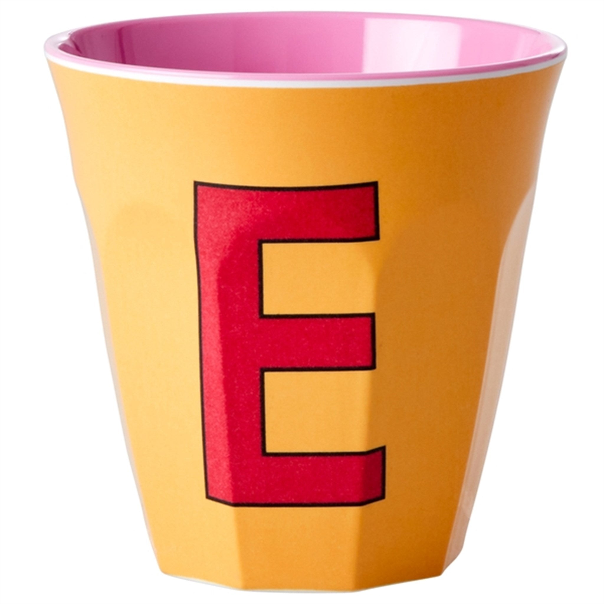 RICE Pinkish Colors Melamine Alphabet Cup 3