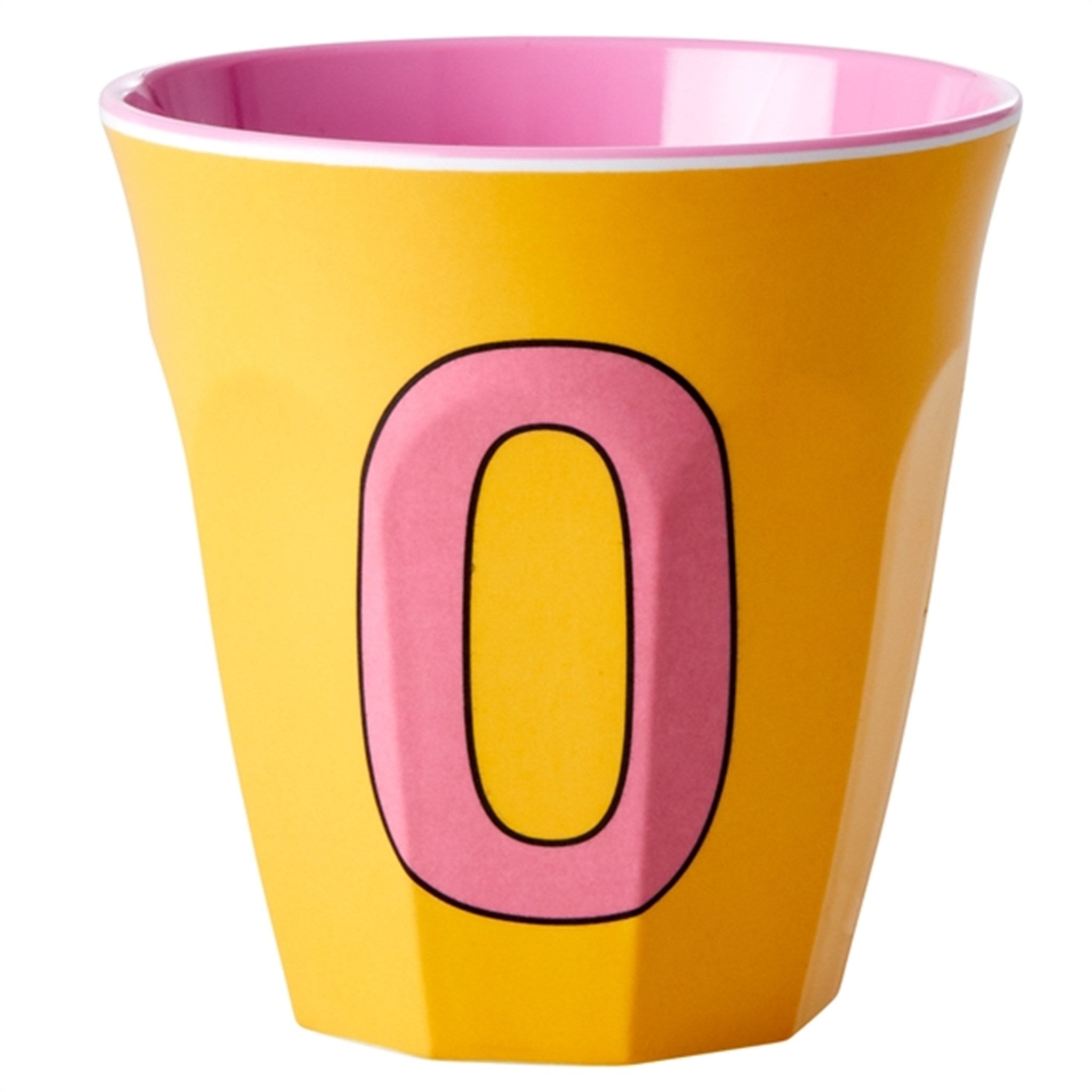 RICE Pinkish Colors Melamine Alphabet Cup 9
