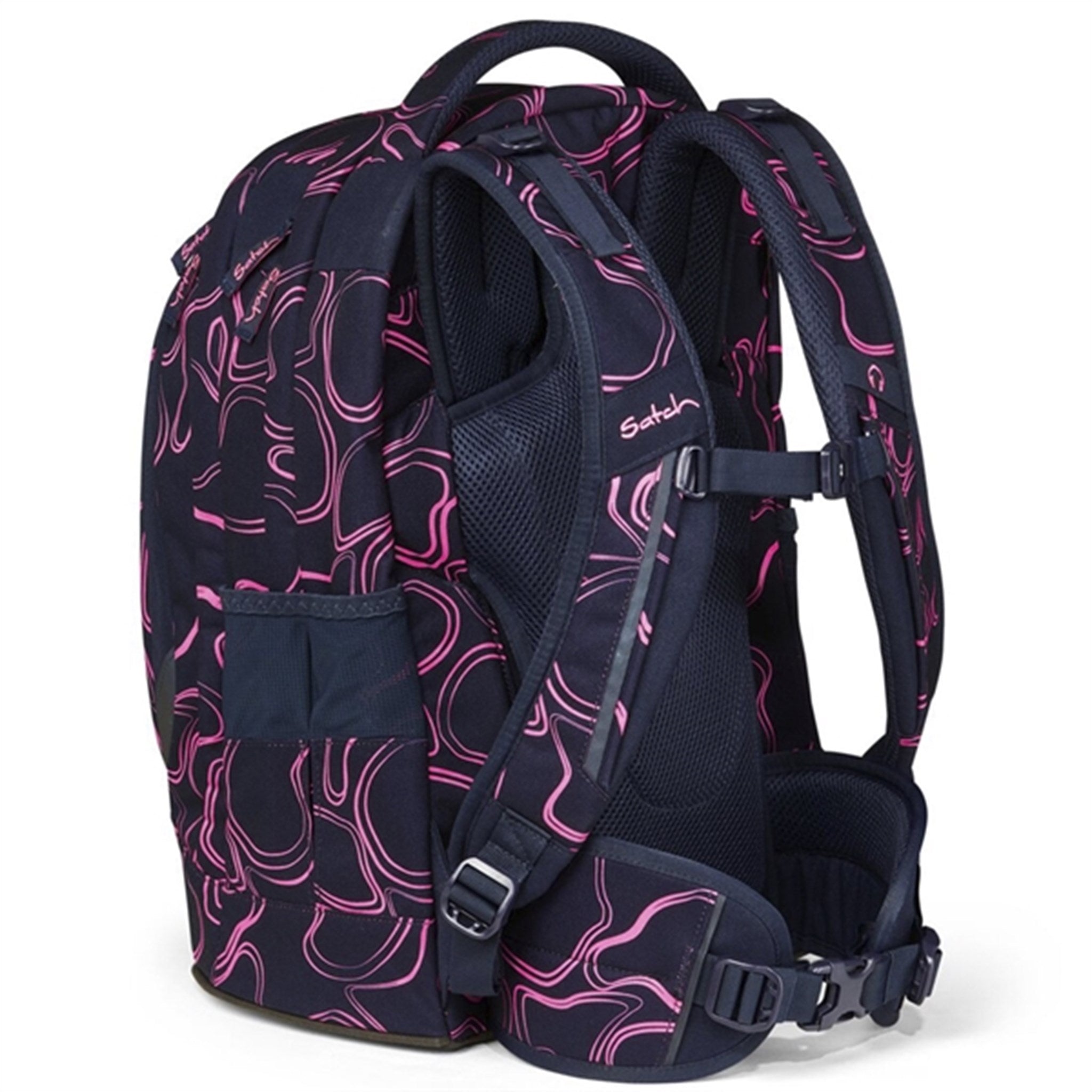 Satch Pack School Bag Pink Supreme 6