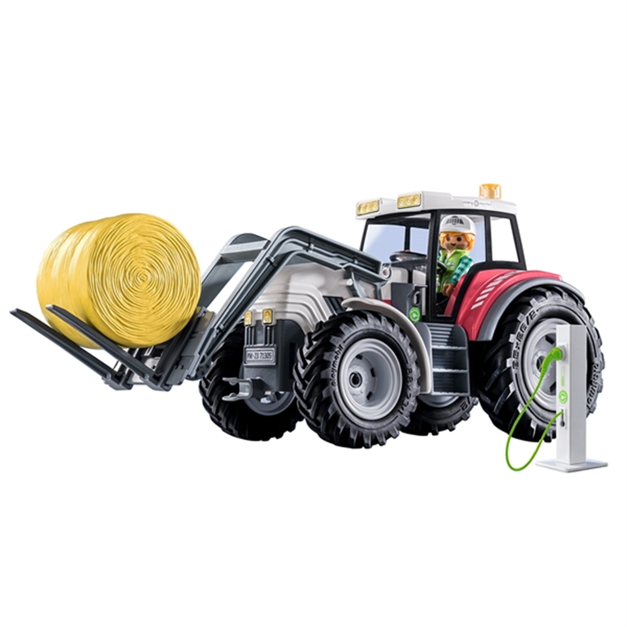 Playmobil® Country - E-Tractor with Charging Station 4