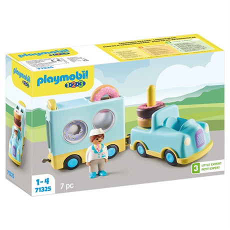 Playmobil® 1.2.3 - Crazy Donut Truck with Stacking and Sorting Feature