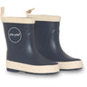 Pom Pom Rubber Boot Navy