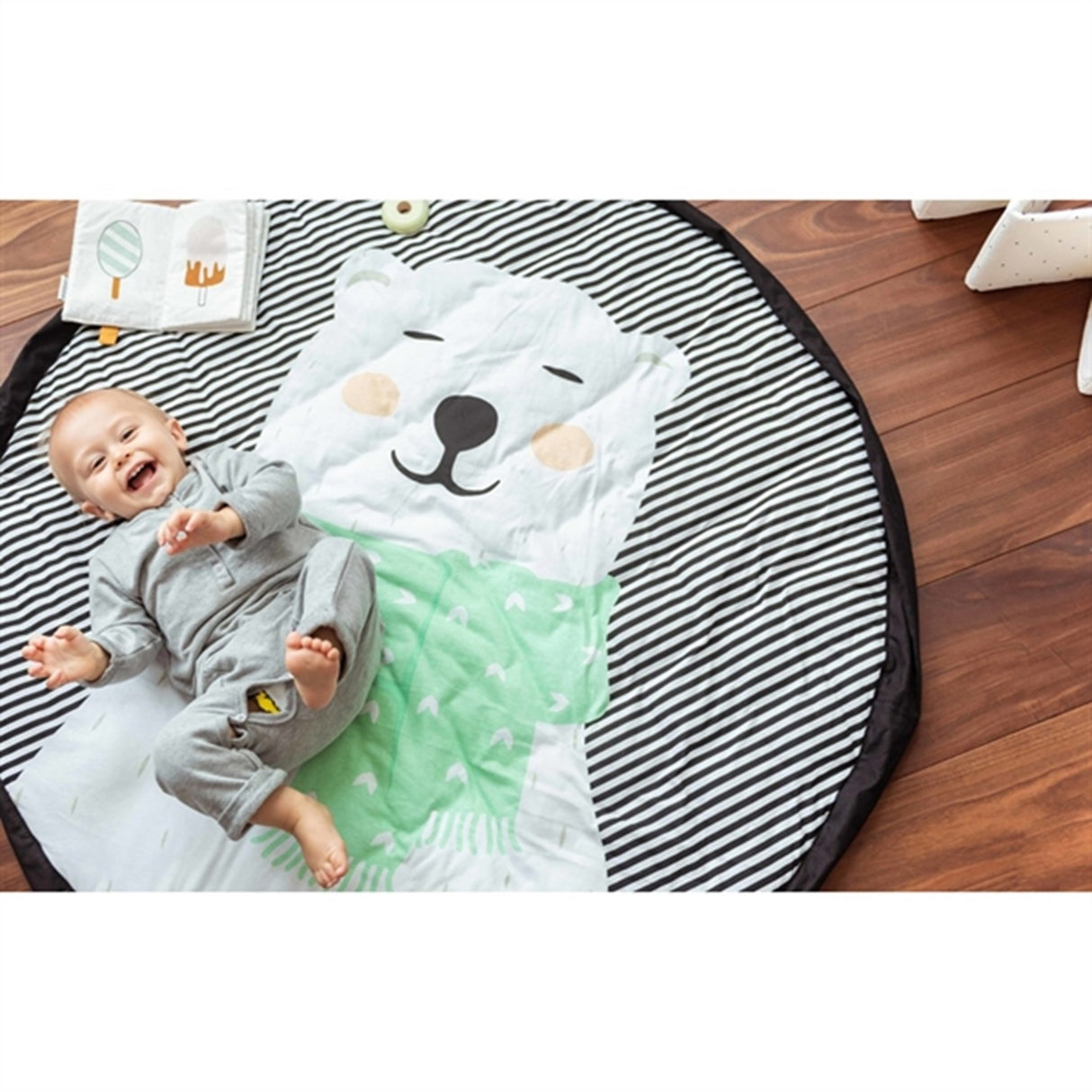 Play&Go 3-i-1 Play Mat Soft Polar bear 6