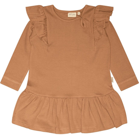 Petit Piao® Caramel Dress Modal Frill