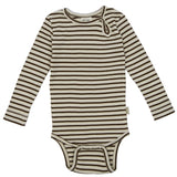 Petit Piao French Roast/Tapioka Modal Striped Body