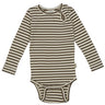 Petit Piao French Roast/Tapioka Modal Striped Body