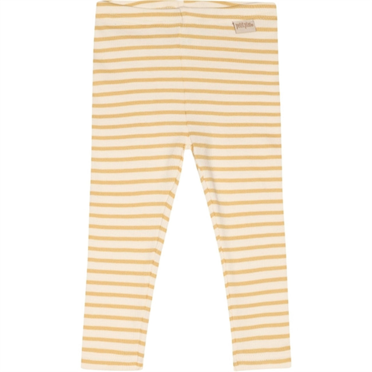 Petit Piao Yellow Corn/Offwhite Modal Leggings