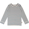 Petit Piao® Denim Blue/Off White Blouse Modal Striped