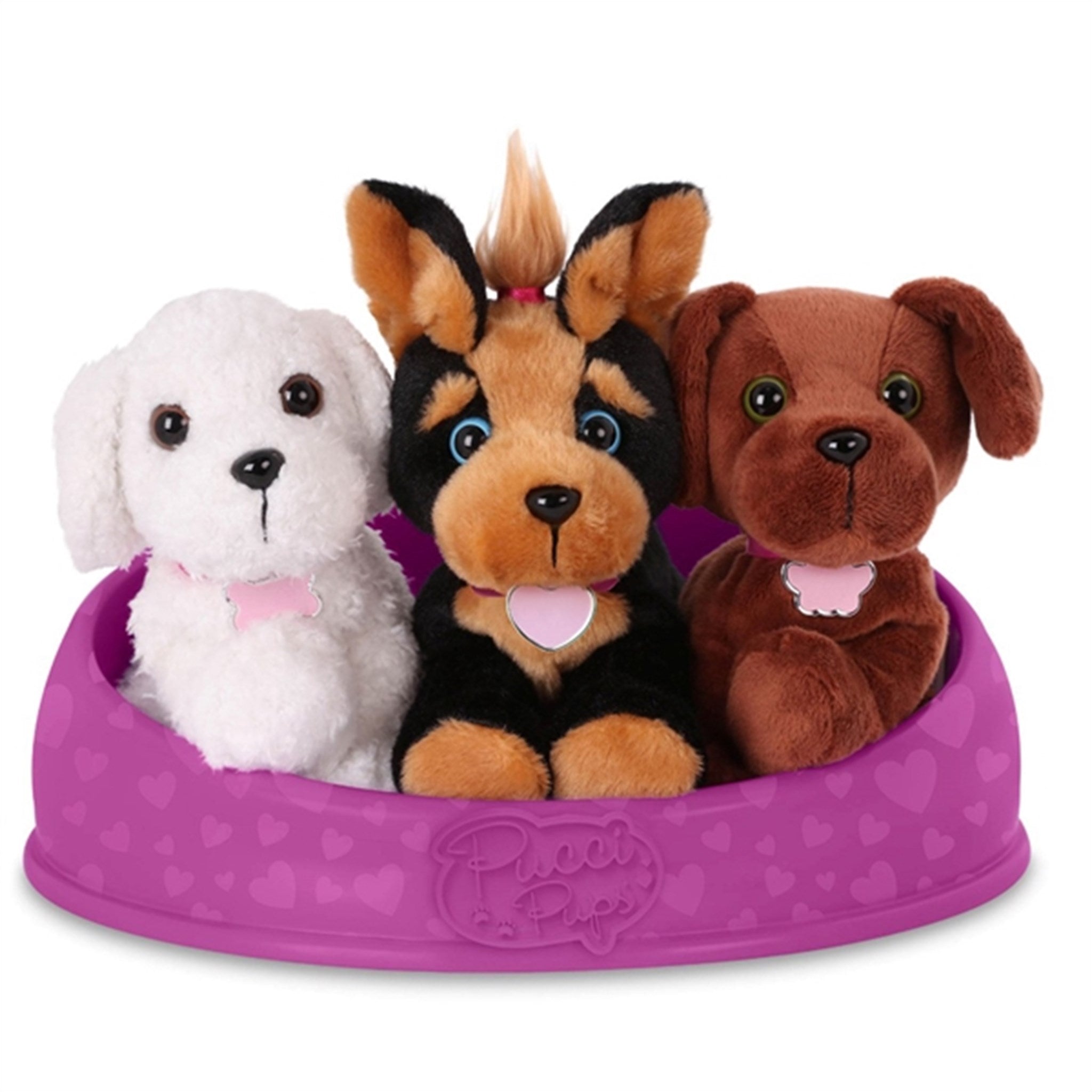 Pucci Pups Adopt a Dog Fuchsia Basket