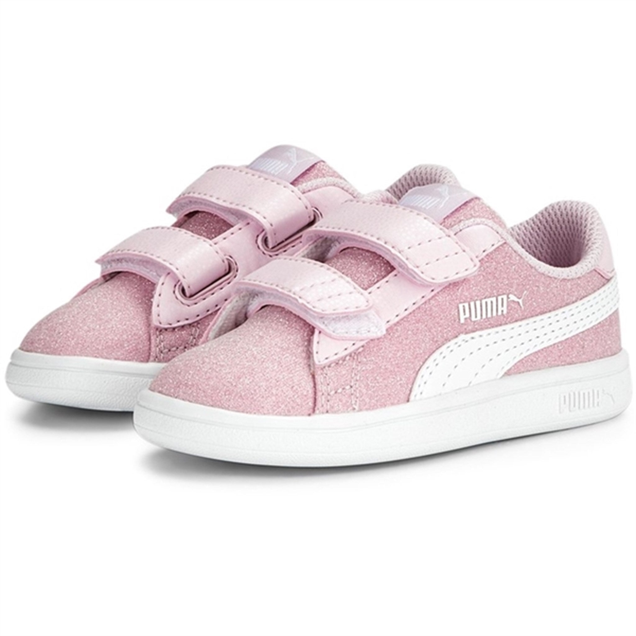 Puma Smash v2 Glitz Glam V Inf Pearl Pink-White Sneakers