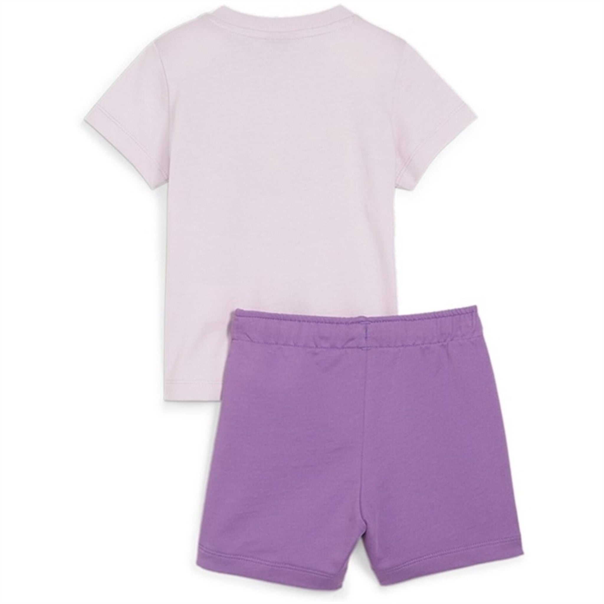 Puma Minicats T-Shirt And Shorts Set Purple 2