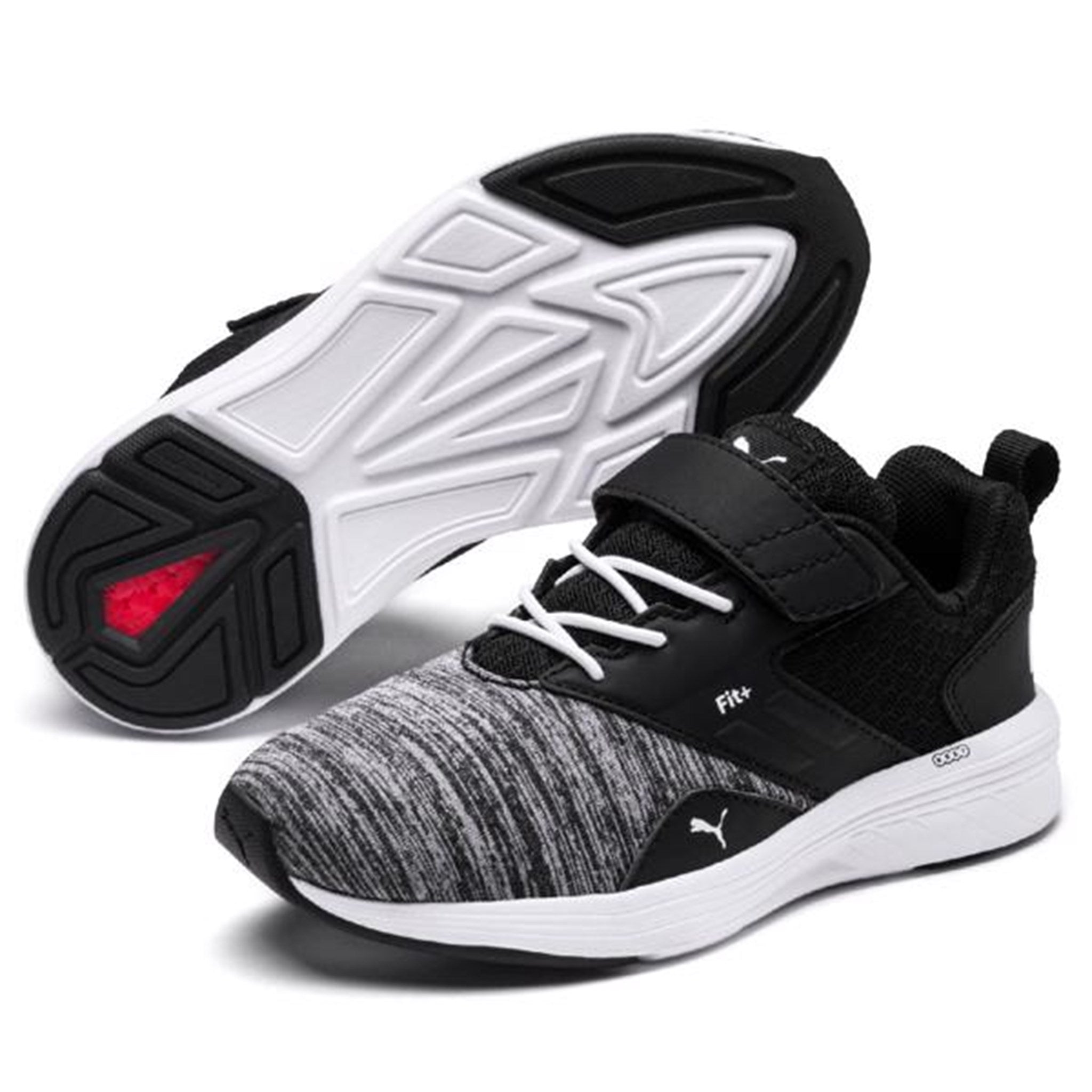 Puma Comet V Infant Sneakers White Black 19