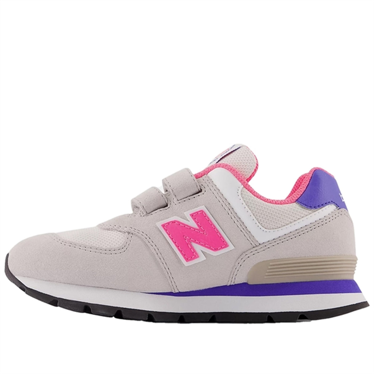 New Balance 574 Summer Fog/Neon Pink Sneakers