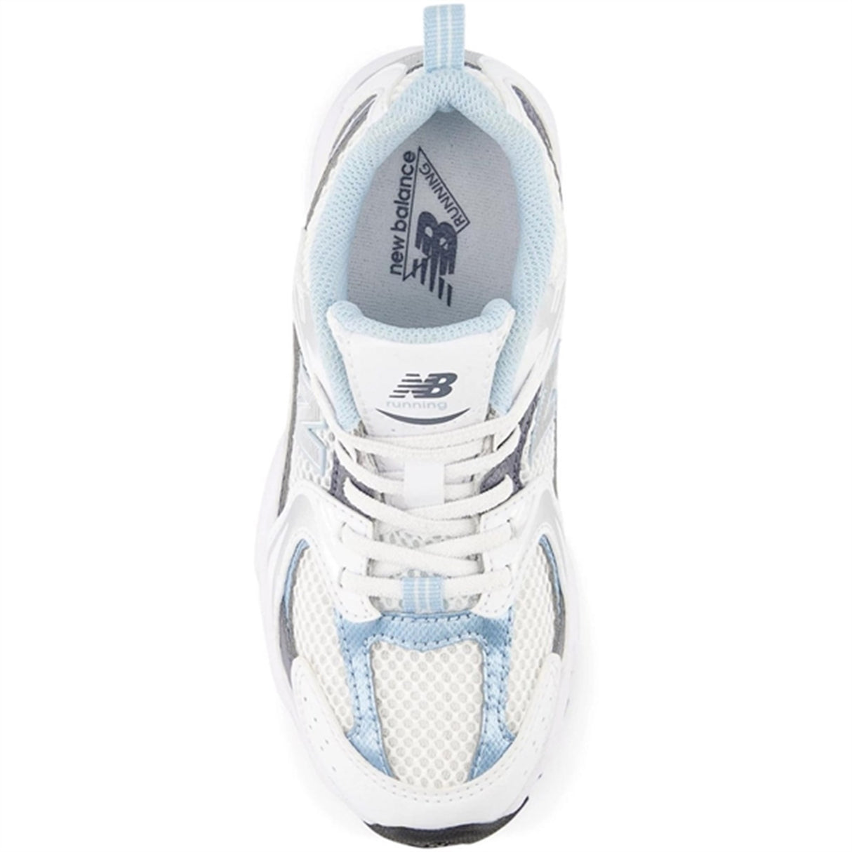 New Balance 530 Kids Bungee Lace Sneakers White