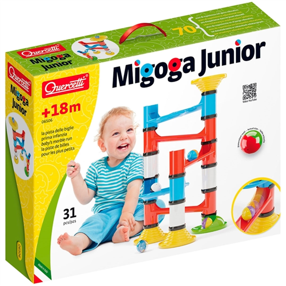 Quercetti Marble Track Migoga Junior (31 pcs)