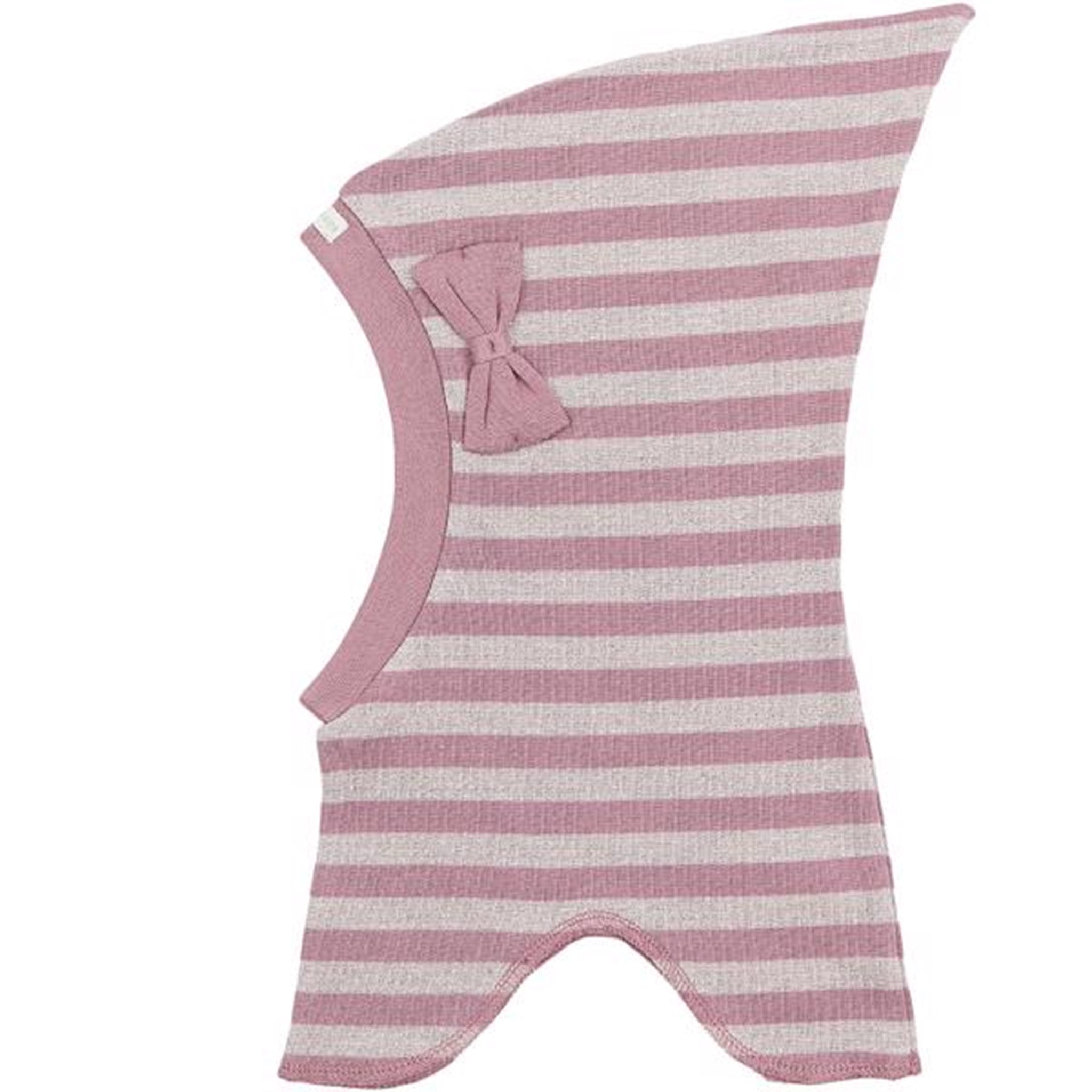 Racing Kids Top Balaclava Bow 1-layer Dusty Rose/Shimmer Rose