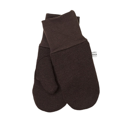 Racing Kids Mittens Chocolate Brown