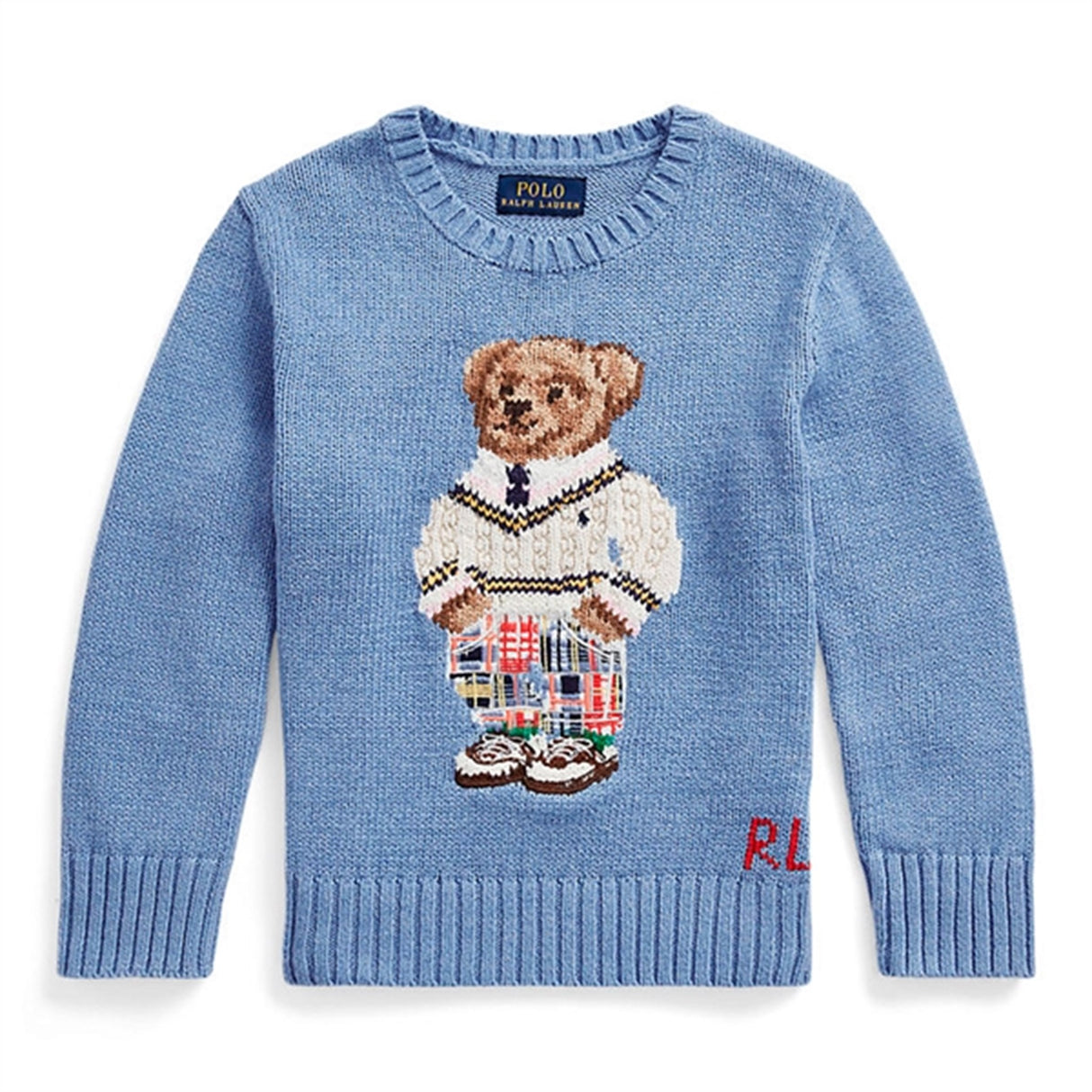 Polo Ralph Lauren Bear Knitted Sweater Blue