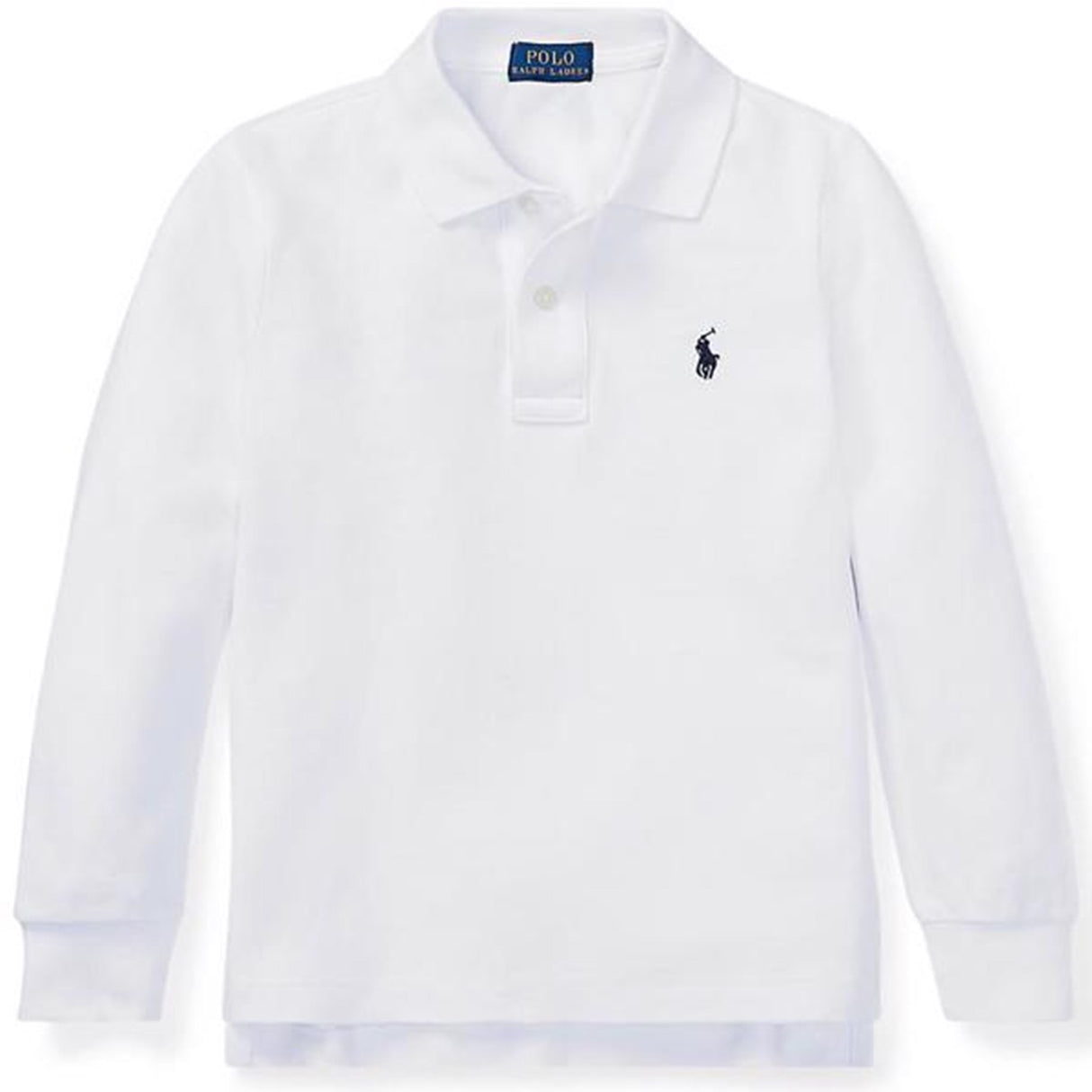 Polo Ralph Lauren Boy Long Sleeve Polo White