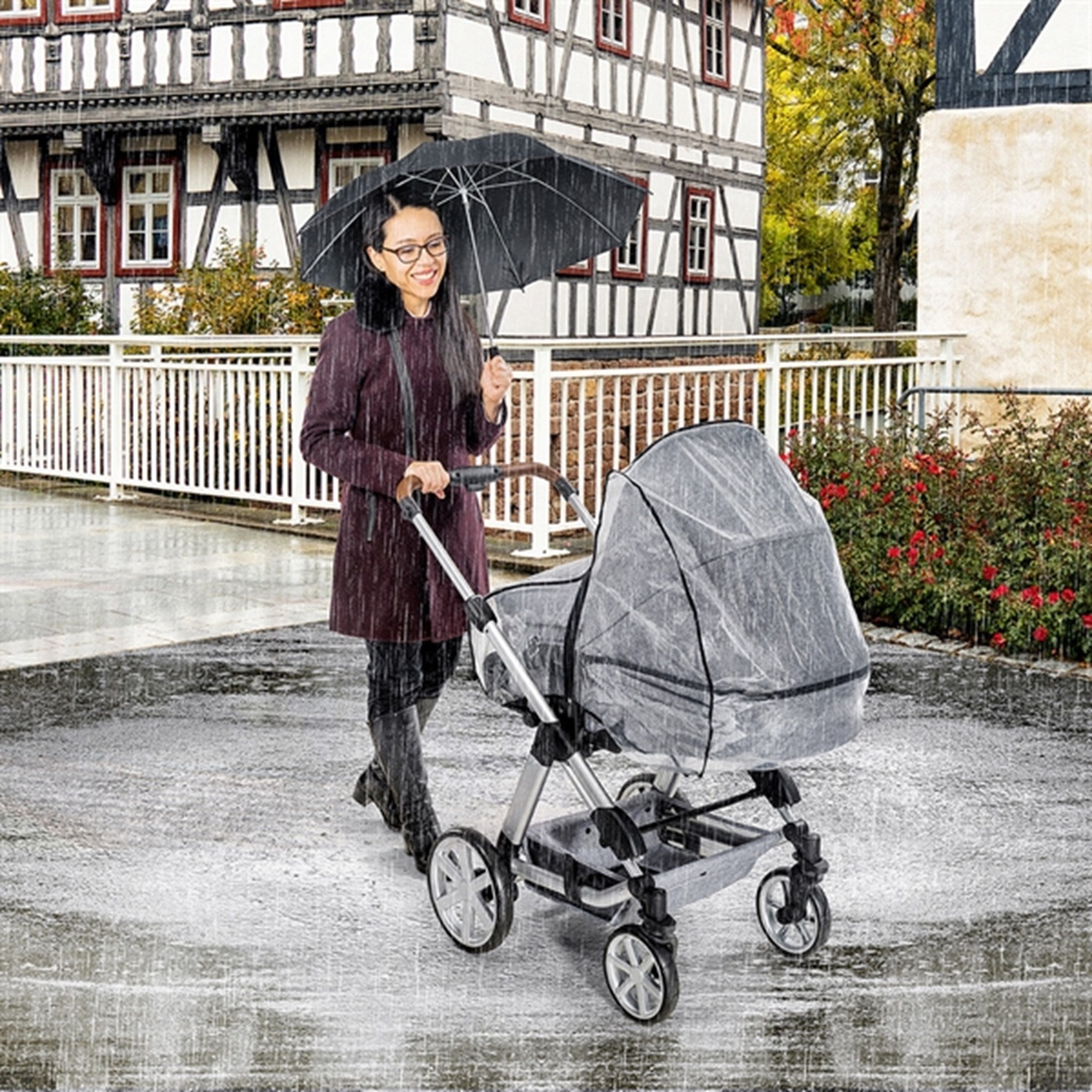 REER Rain cover for Prams and Combi-wagons 2