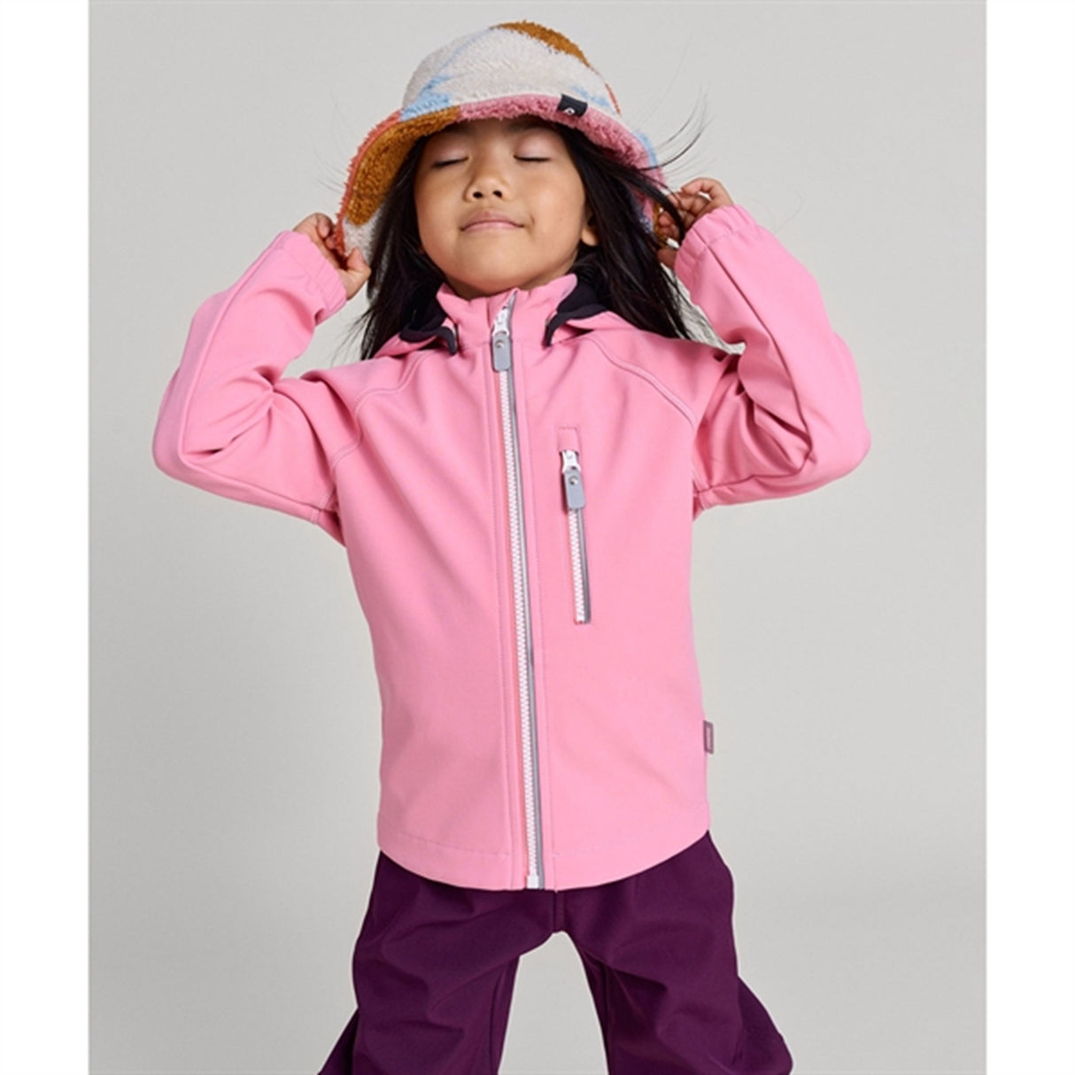 Reima Softshell Jacket Vantti Blush Rose 3