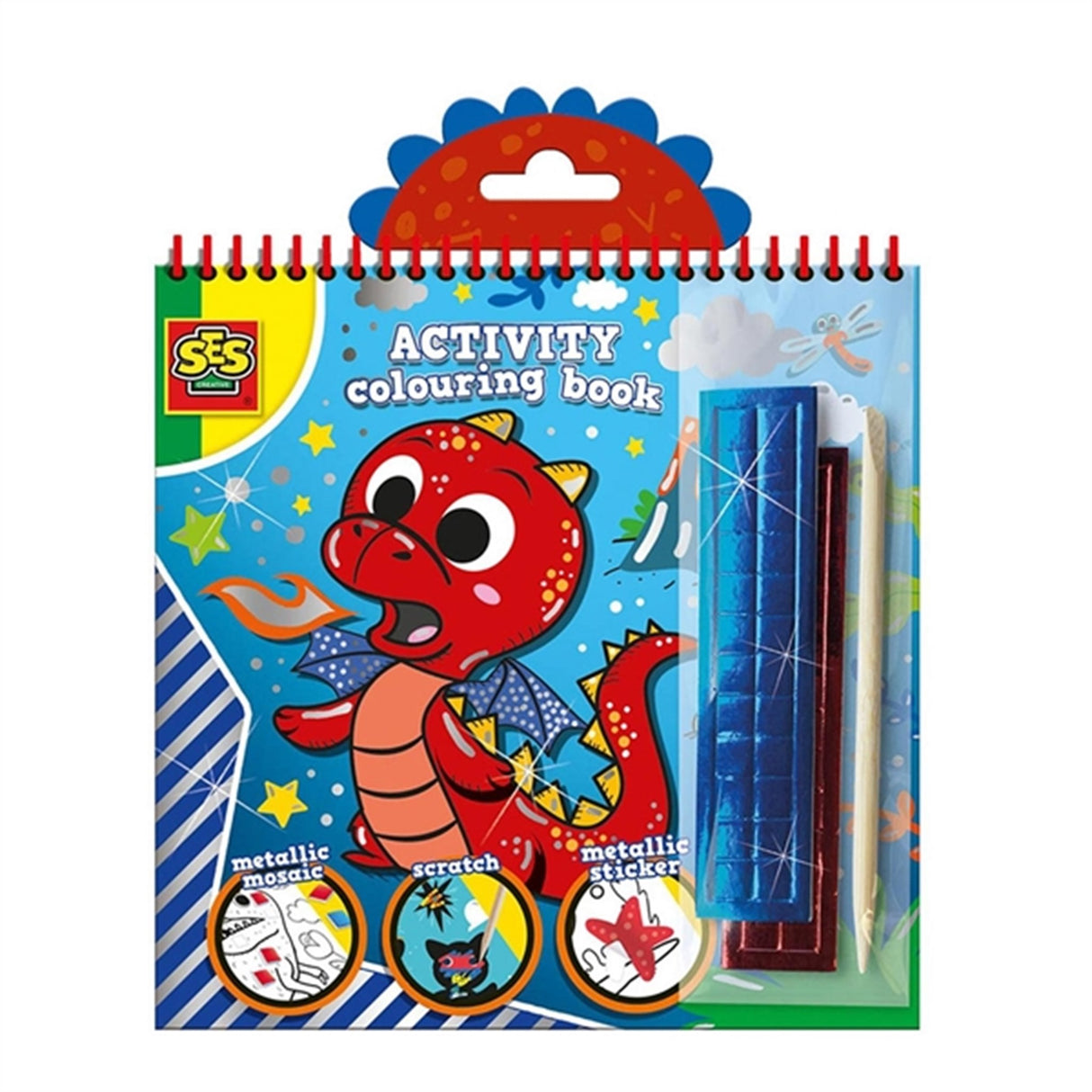 SES Creative Activity Colouring Book - Mosaic