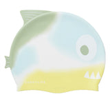 SunnyLife Swimming Cap Shark Tribe Khaki Ombre