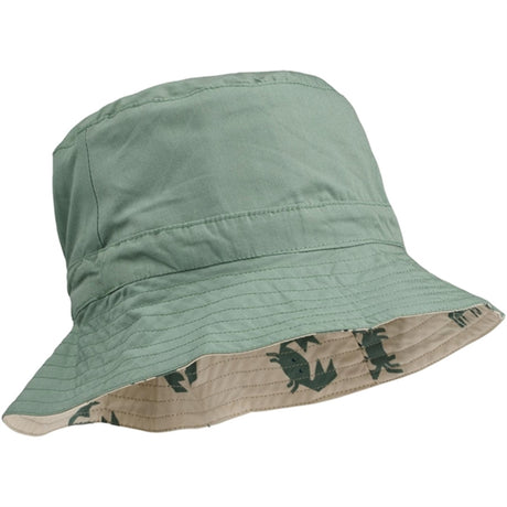 Liewood Sander Reversible Sun Hat Crab Sandy Pepppermint