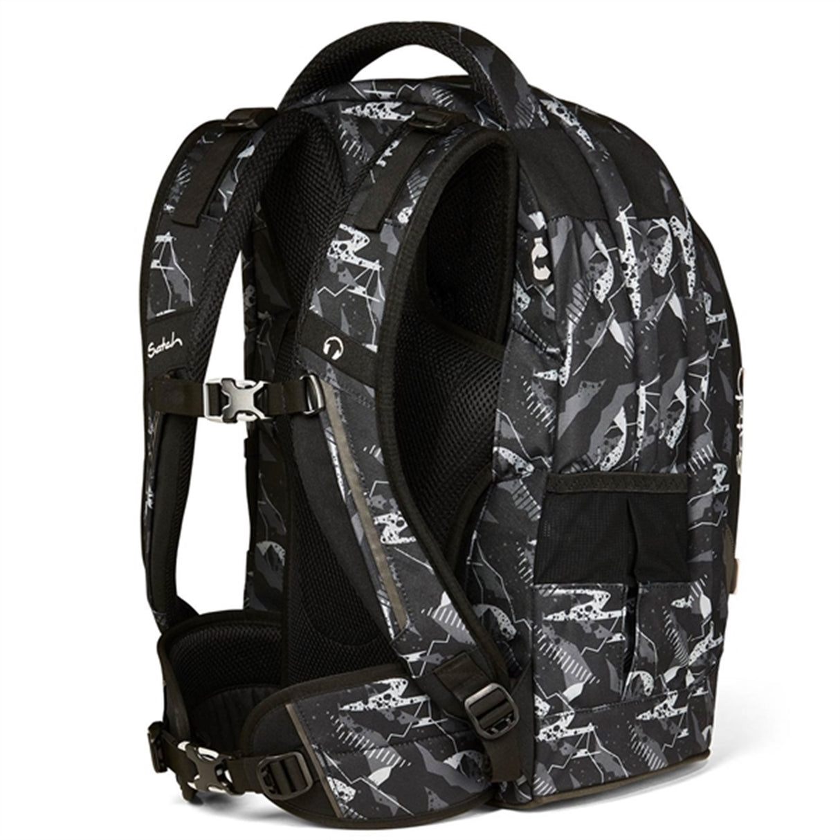 Satch Pack School Bag Mountain Grid