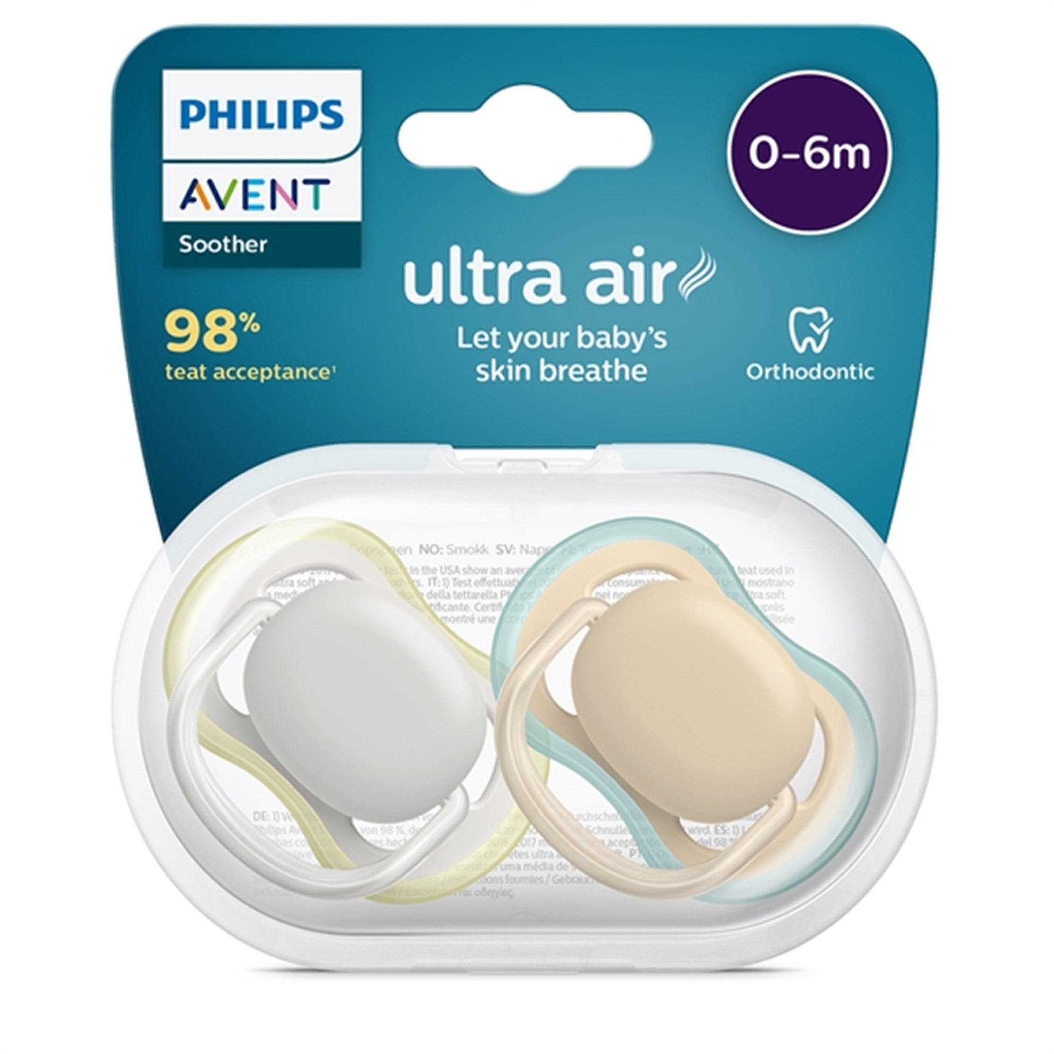 Philips Avent Ultra Air Pacifier 0-6 months 2-pack 2