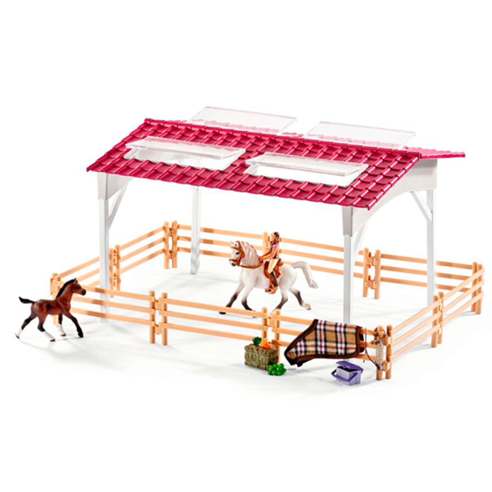 Schleich Horse Club Riding Centre with Rider and Horses 4