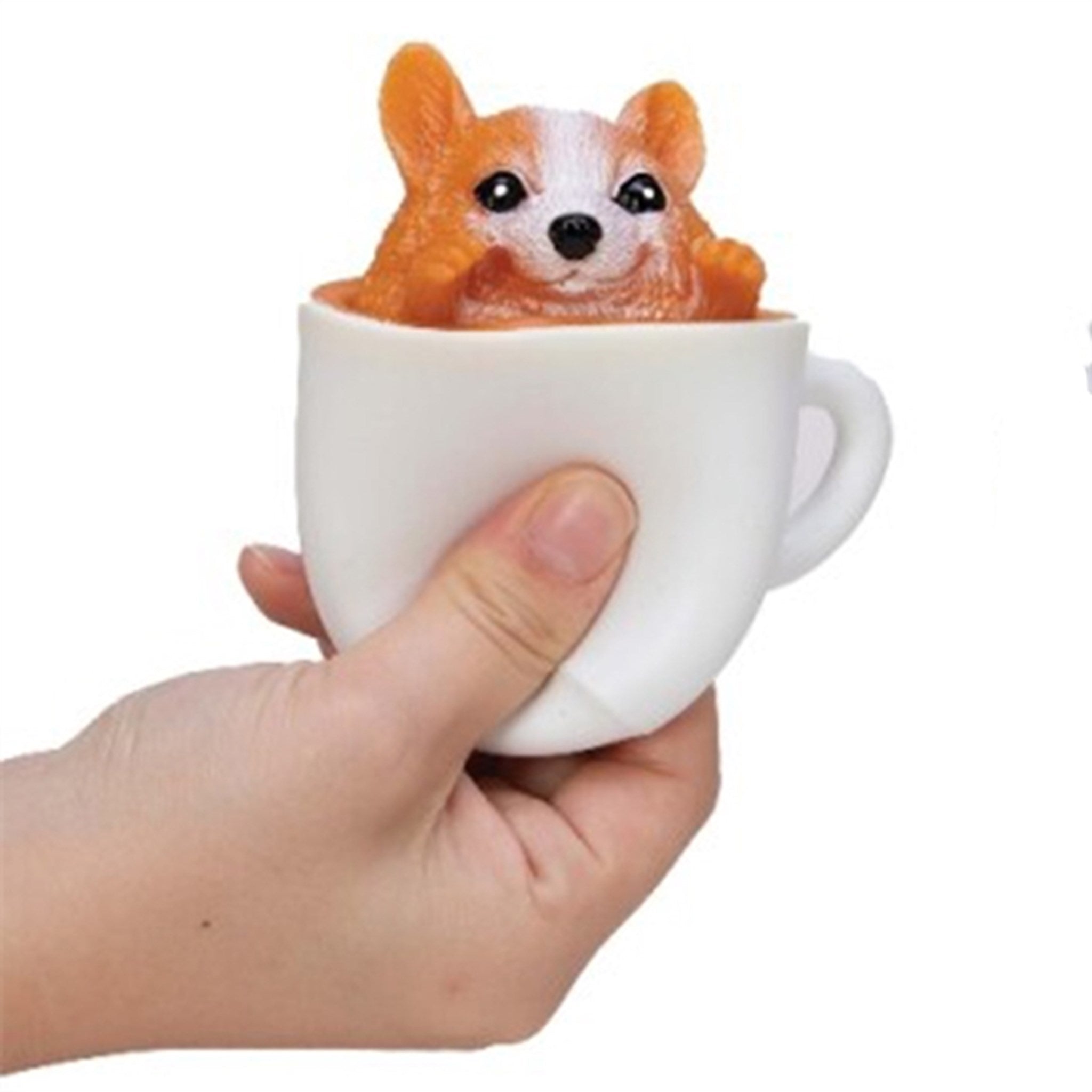 Schylling Pup in a Cup Cocoa Corgi