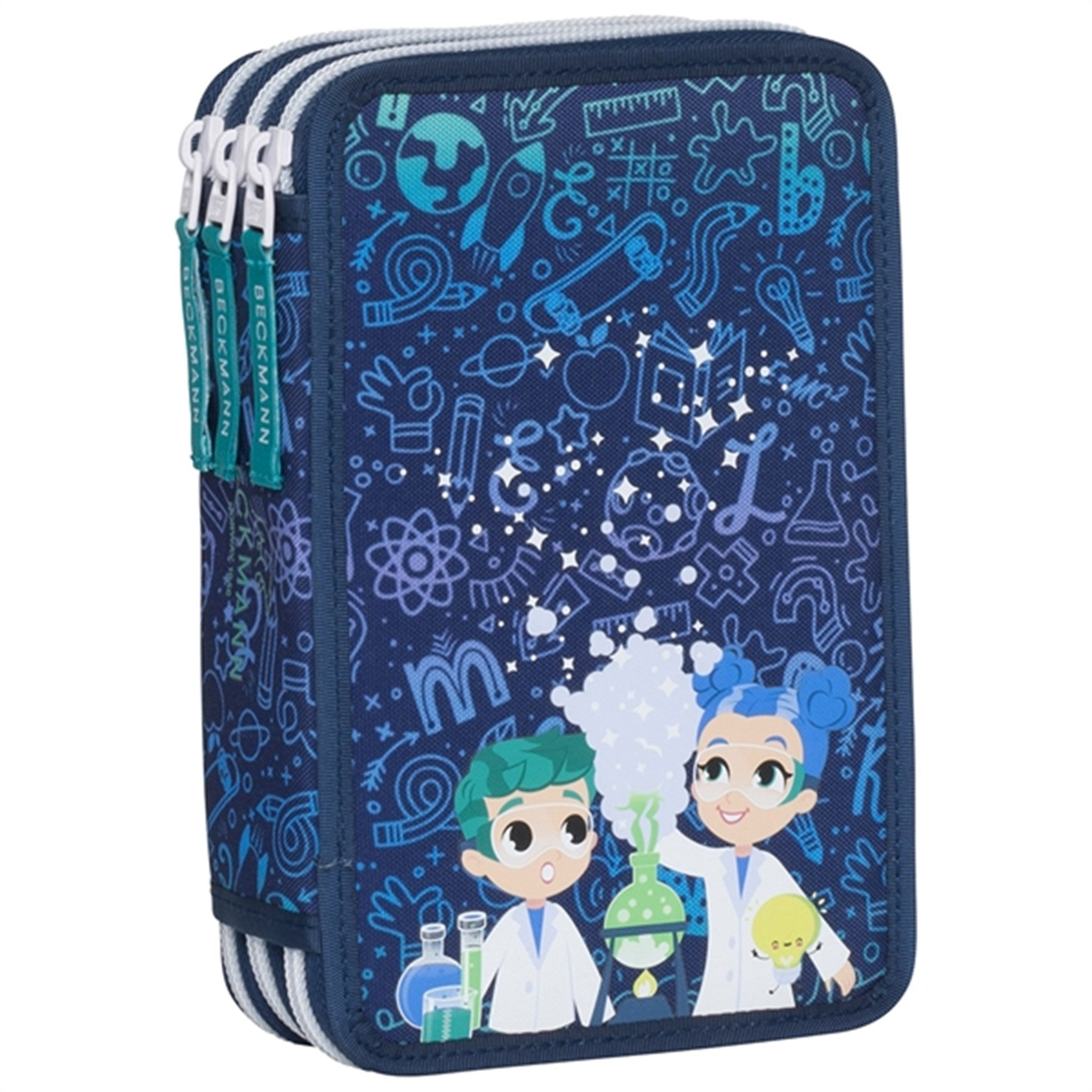 Beckmann Three Section Pencil Case Science