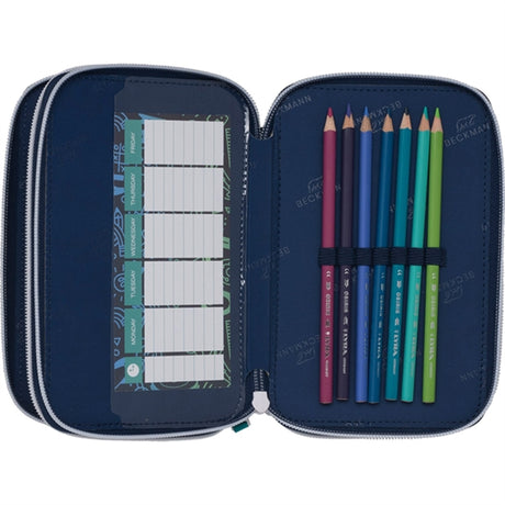 Beckmann Three Section Pencil Case Science 2